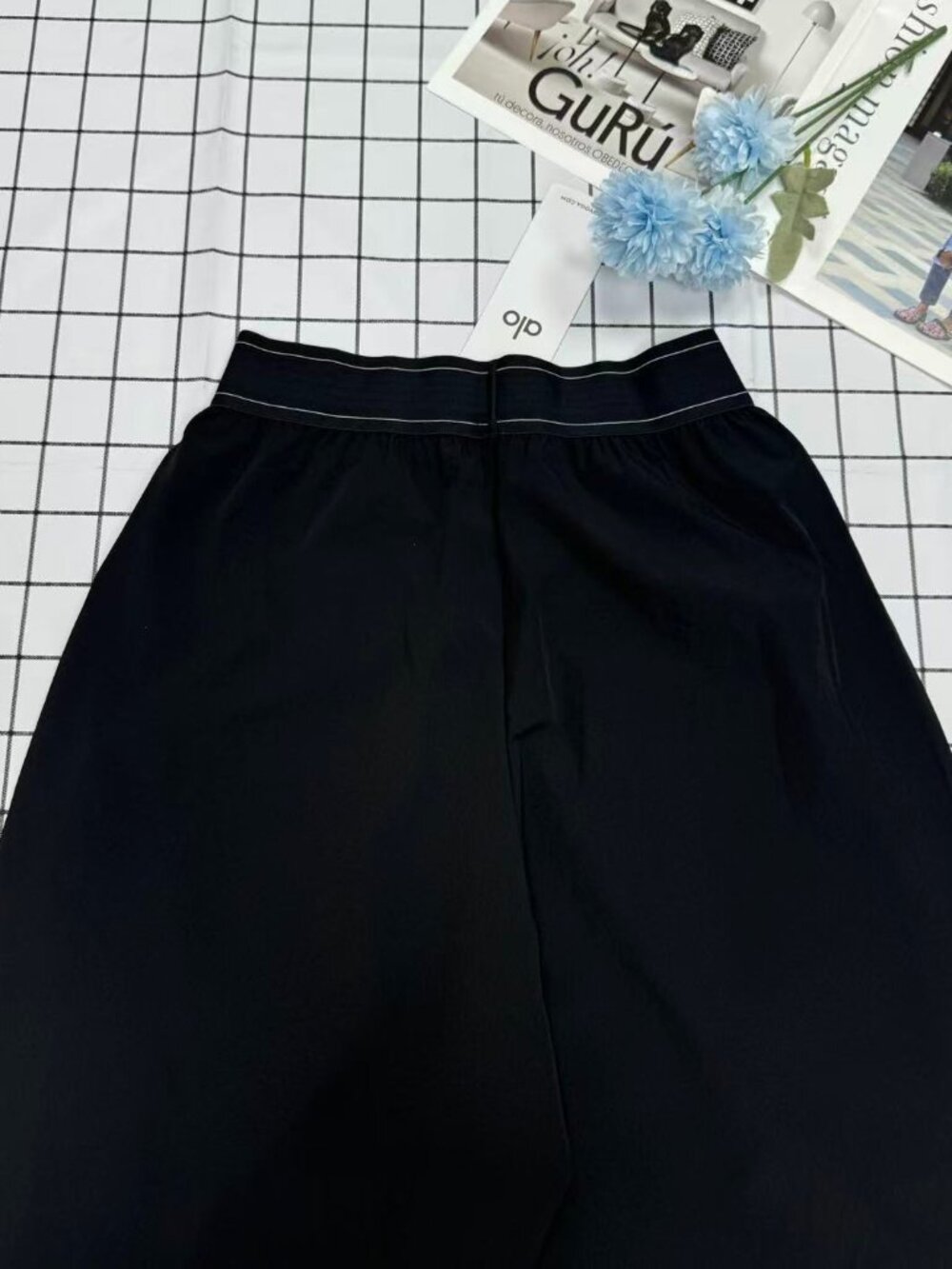 ALO Yoga Black Suit Up Pants Straight Leg Pants 🤭 NWT (Length:30" Inseam)🎈 - Picture 6 of 9